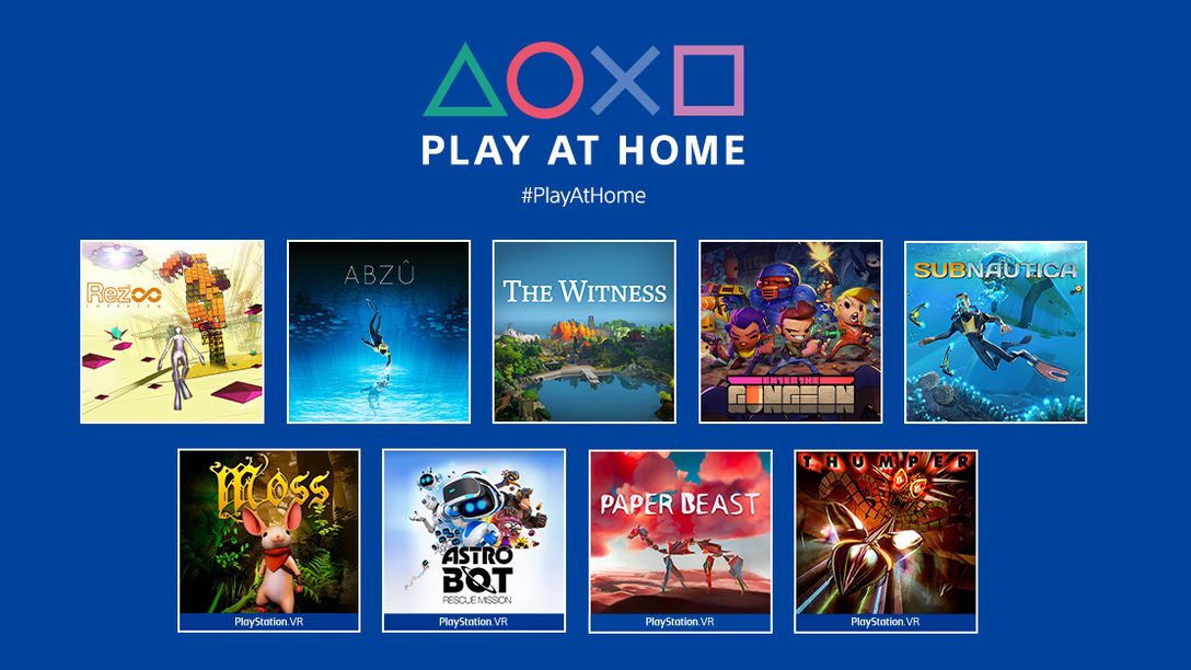 「Play at Home」2021年更新：10款遊戲今春供玩家免費下載