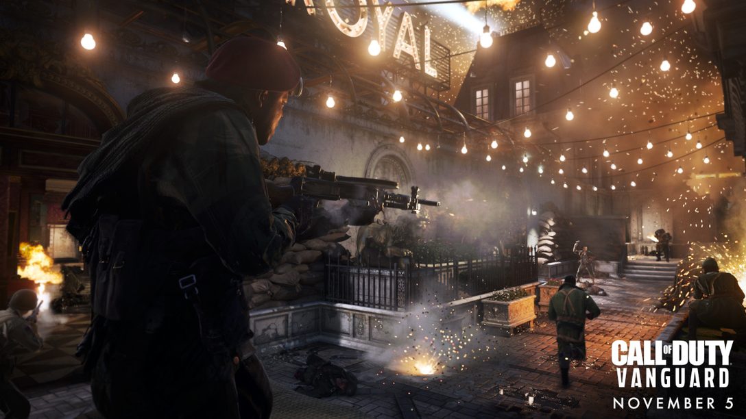 在 PS5 上遊玩《Call of Duty: Vanguard》的觸覺體驗