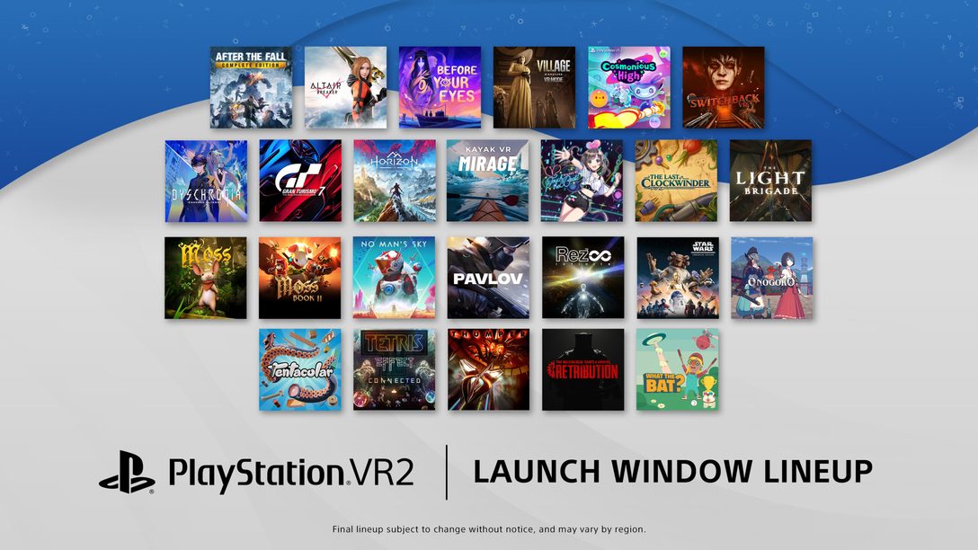 PlayStation VR2：揭曉8 款作品和首發陣容