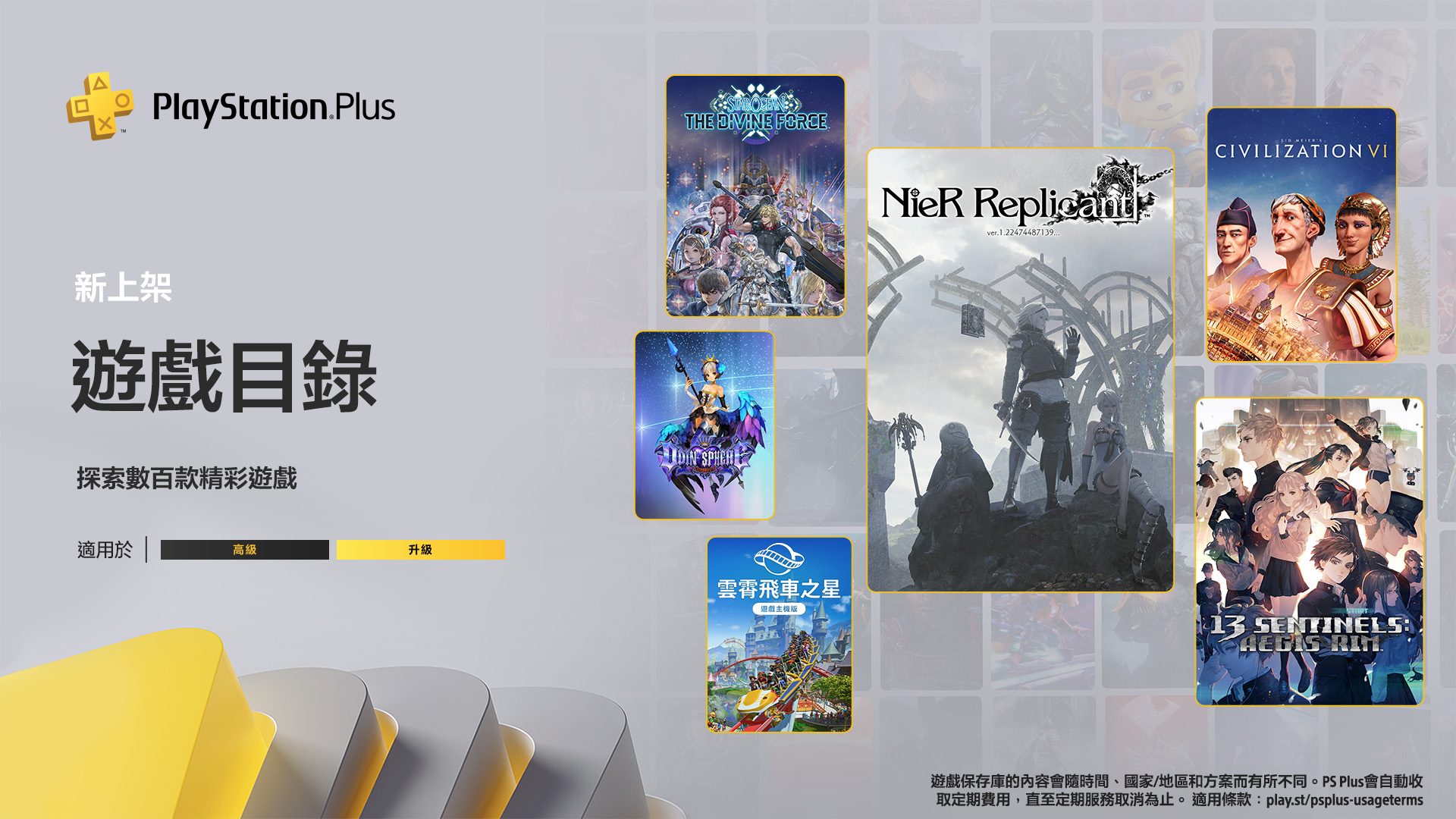 九月份的PlayStation Plus遊戲目錄：《NieR Replicant ver 